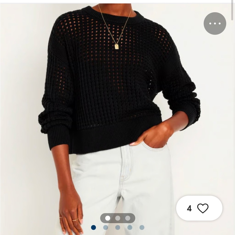 Old Navy open stitch sweater size S